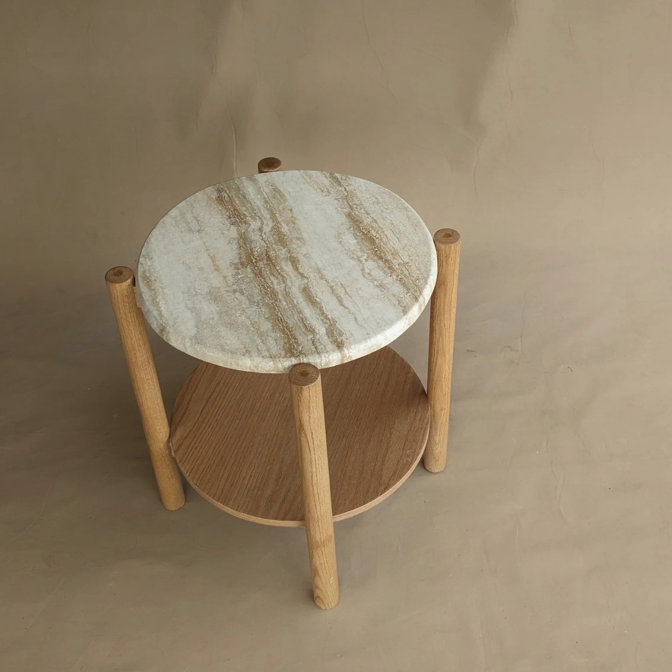 STONE TOP SIDE TABLE - Image 3